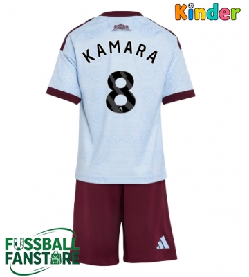 Aston Villa Boubacar Kamara #8 Replik 3rd trikot Kinder 2026-27 Kurzarm (+ Kurze Hosen)